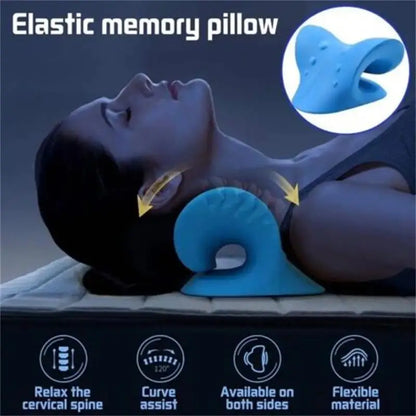 Cervical Neck Relaxer — Neck & Shoulder Stretcher Pillow for Tension Relief and Posture Support